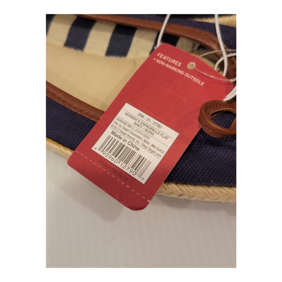 NWT Women's Merona Espadrille Flats Navy 8.5 - Picture 5 of 7